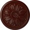 Ekena Millwork Kaya Ceiling Medallion (Fits Canopies up to 5 1/4"), 23 5/8"OD x 1 1/2"P, Brushed Mahogany CM23KABMF - alternate 1